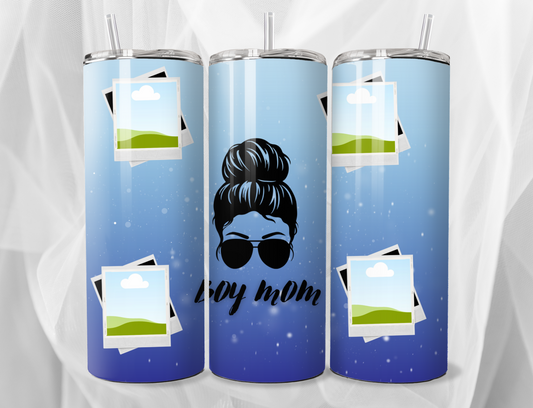 Boy Mom Personalized Tumbler