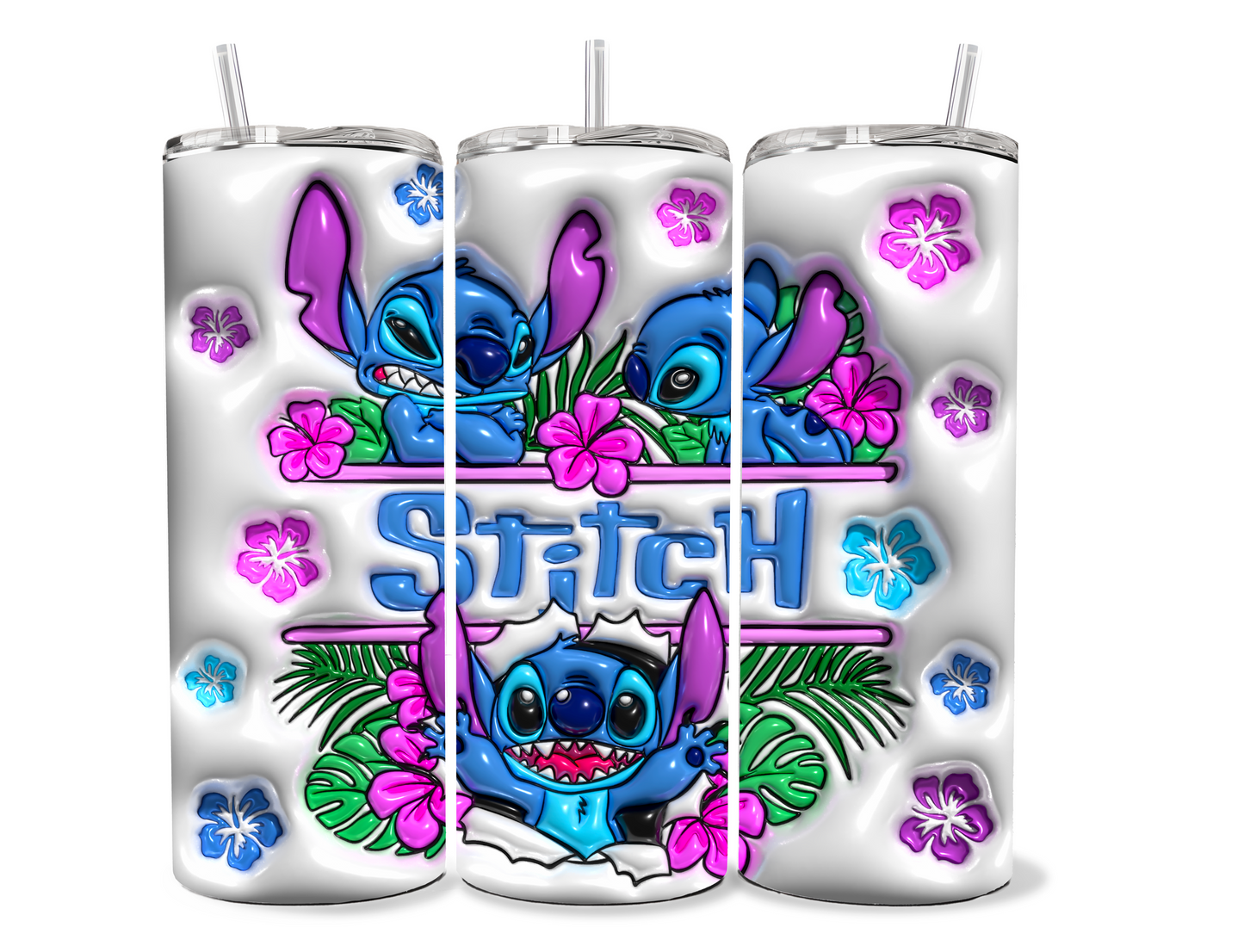 Stitch Flower Tumbler