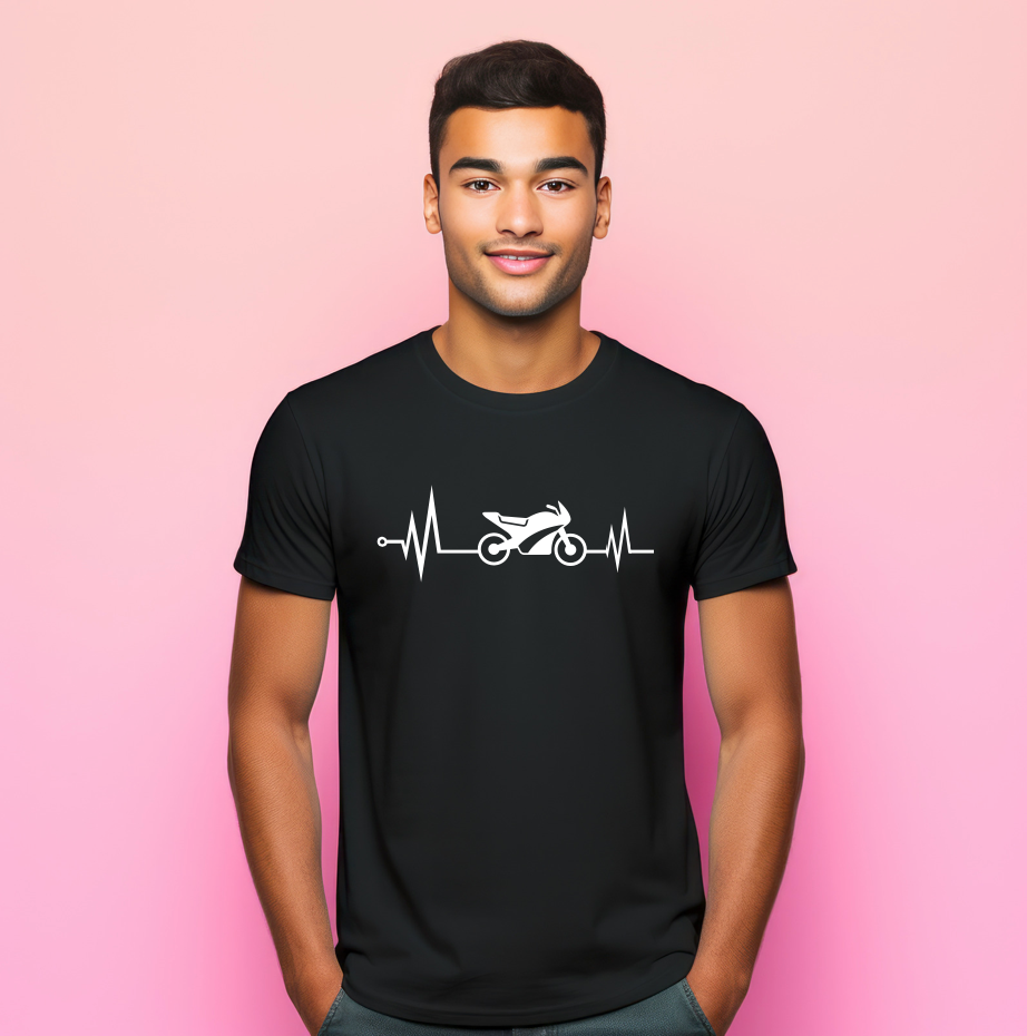 Unisex Motorcycle Heart Beat