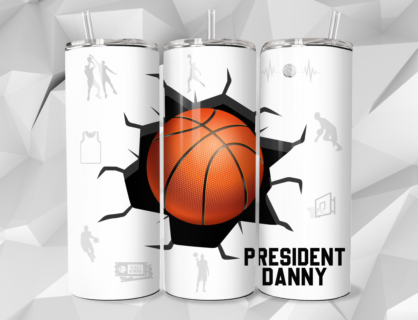 Custom Basketball Tumbler