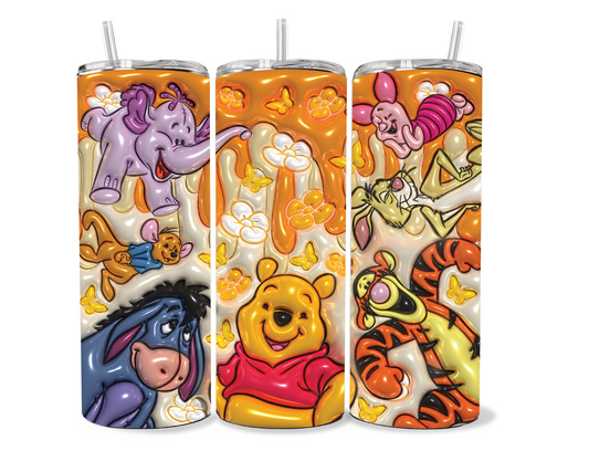 Winnie The Pooh 3D Tumbler