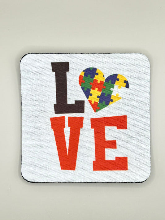 Autism Love Coaster