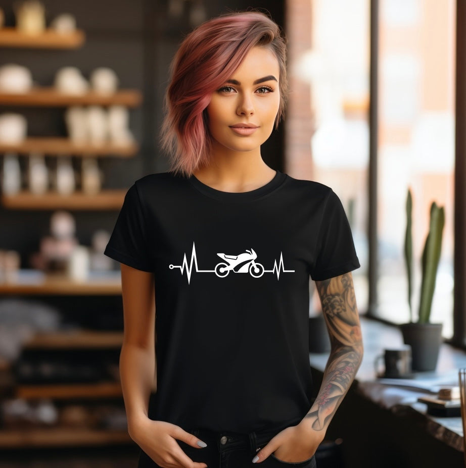 Unisex Motorcycle Heart Beat